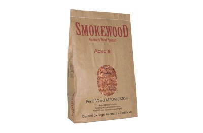 Bois d'Acacia Alpin pour Parfumer Viande Barbecue 3,3 Lt Smoke&Wood