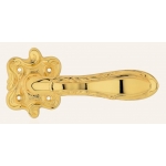 Liberty Plaqué Or Poignée de Porte sur Rosette Linea Calì Vintage