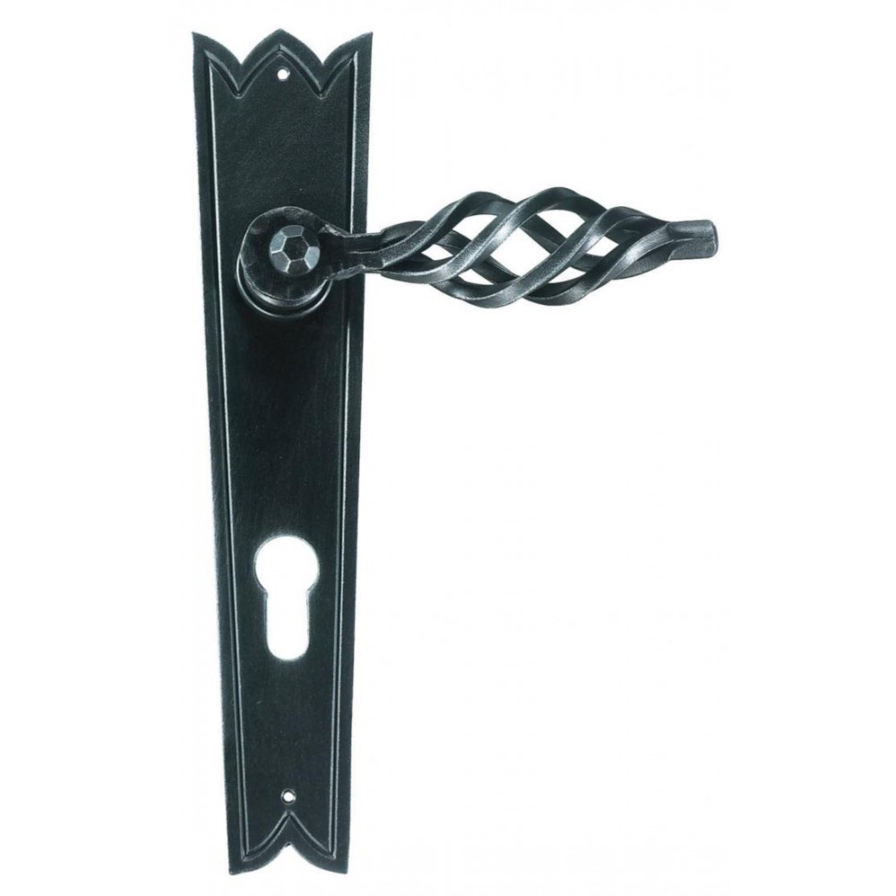 Poignée de porte de Londres Galbraith sur la plaque