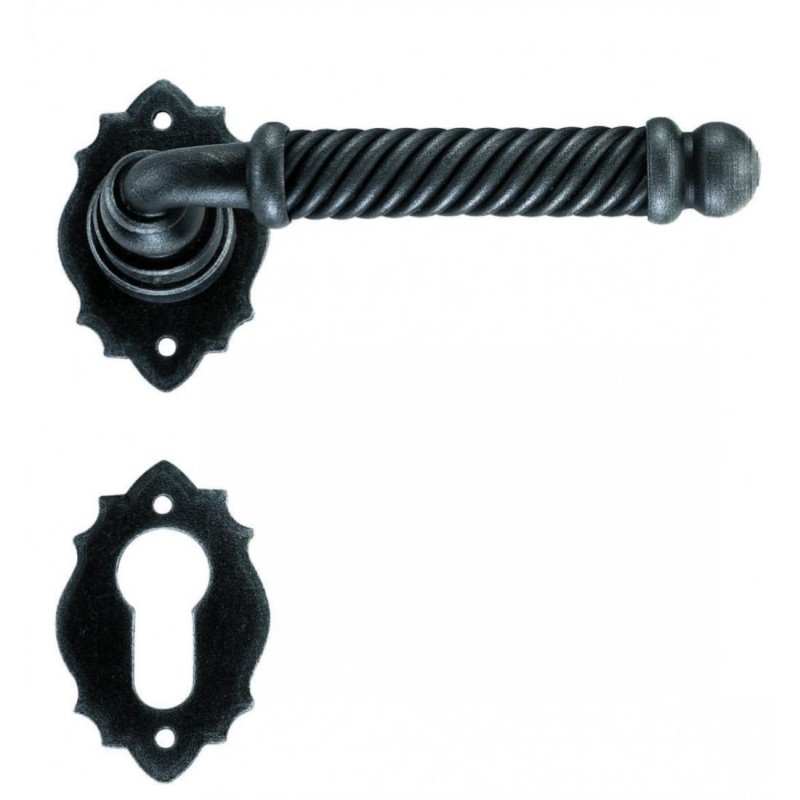 Poignée de porte de Madrid Galbraith avec rosette et la buse