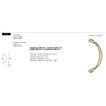 Poignée de Tirage pour Porte Arieni Lusso 771 280 mm Longueur