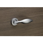 Poignée Linea Calì Delfino pour Porte Classique en Laiton avec Rosace