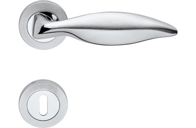 Poignée Linea Calì Delfino pour Porte Classique en Laiton avec Rosace