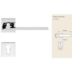 Poignée de Porte Jet Linea Calì Lignes Nettes Prise Fine