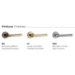 Poignée de Porte Intérieure en Laiton Reguitti Collo Basso