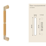 Poignée de Tirage en Laiton Grip Linea Calì Publicité Nespresso