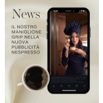 Poignée de Tirage en Laiton Grip Linea Calì Publicité Nespresso