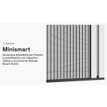 Minismart Primed Moustiquaire Plissée Fine Compacte 18mm