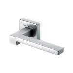 Morphos Light Design Manital Satin Chrome Paire de poignées sur Rosetta