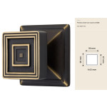 Opera Linea Calì Bouton de Tirage avec Rosace Néoclassique Vintage