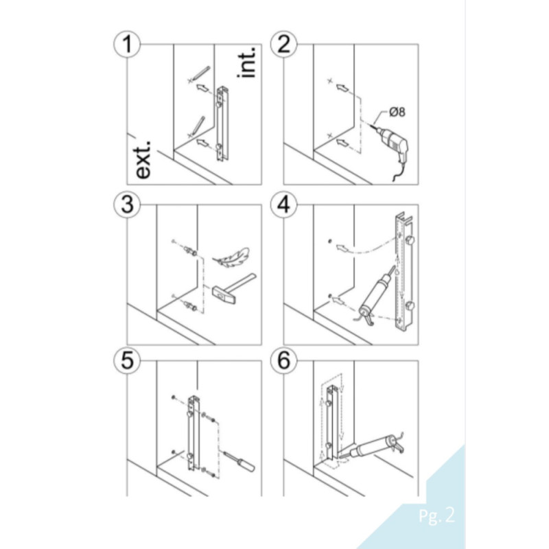 Barrière Anti-Inondation en Aluminium pour Porte et Garage Kit Montage