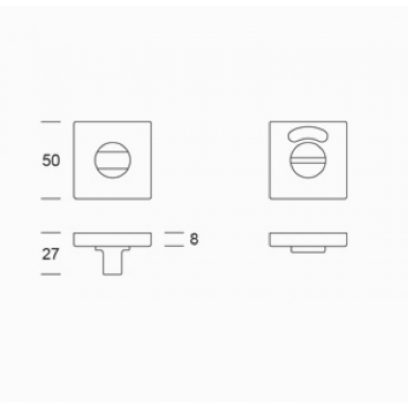 PBA 0IT.002.00CH acier inoxydable Manhole Couple AISI 316L