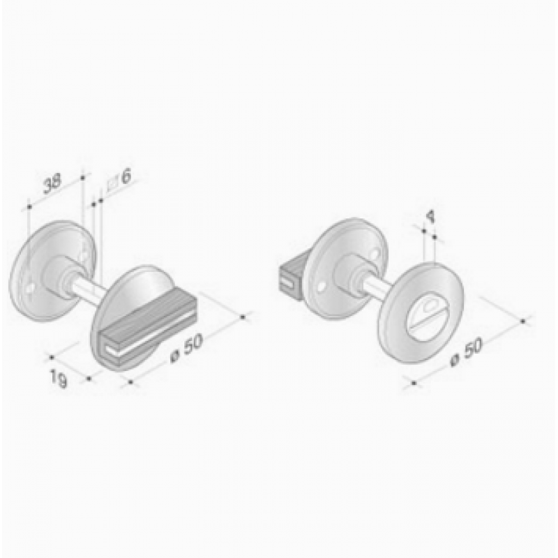 PBA 2001.YOD.CH des plaques d'égout Paire de bois et de l'acier inoxydable AISI 316L