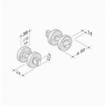 PBA 2032 Manhole Couple WC en acier inox AISI 316L