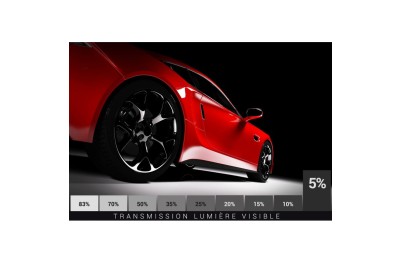 Film Teinté pour Vitres Voiture Reflectiv EXLB 5% Lumière Visible