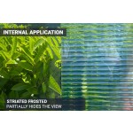 Film pour Vitrage Rayé Reflectiv STR 06 Privacy Distorsion Image