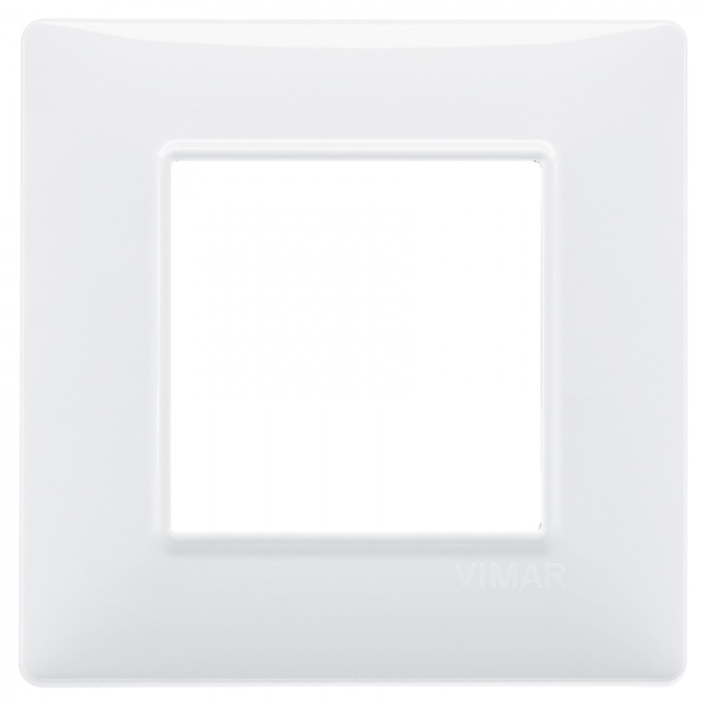 Plaque 2 Modules Plana Vimar 14642 80x80x9 mm Coloris au Choix