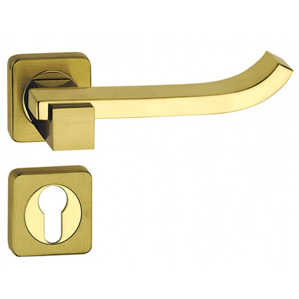 Plus Up Brass Poignée sur Rosetta Carré Fashion Line PFS Pasini