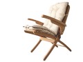 Fauteuil en Bois Creta Losa avec Coussin Imperméable