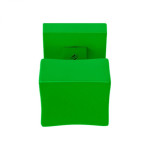 Bouton de Porte Fixe ONE Q MOOD COLOMBO Rosace Carrée 52x52mm