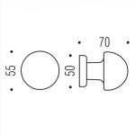 Poignée de Porte ONE MOOD COLOMBO DESIGN Couleur Votre Choix