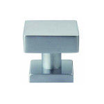 Bouton de Porte Carré Arieni 906 60x60 mm avec Rosace 50x50 mm