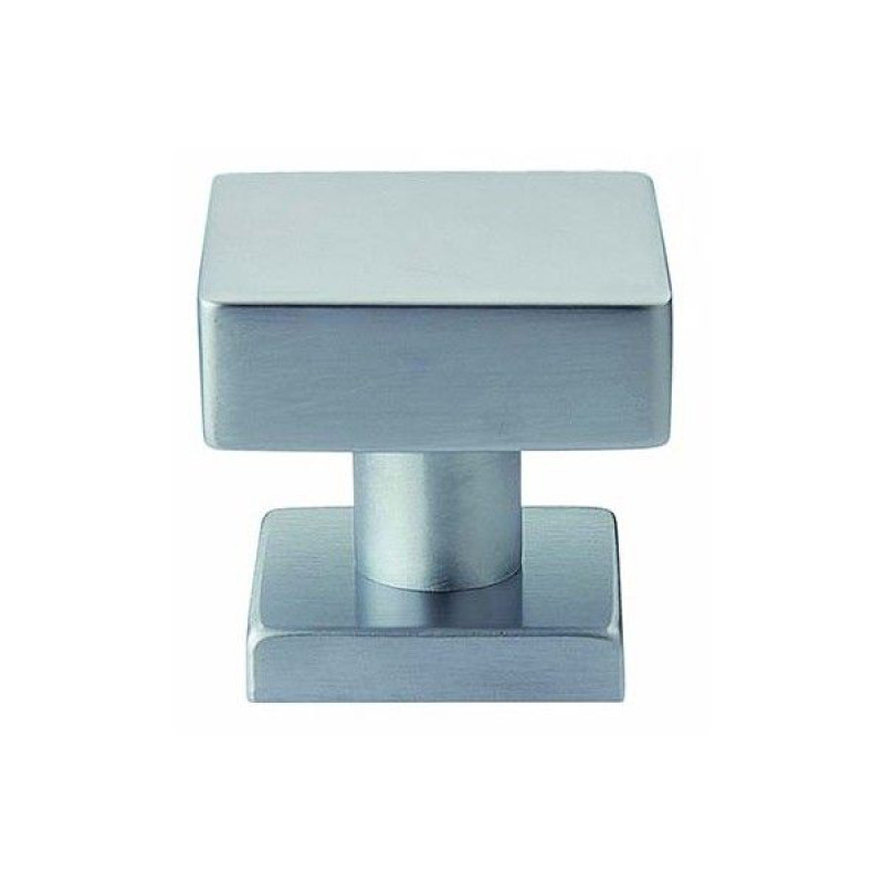 Bouton de Porte Carré Arieni 906 60x60 mm avec Rosace 50x50 mm