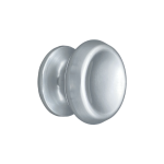 Bouton Fixe Sculpté pour Porte en Aluminium Anodisé Saguatti 166