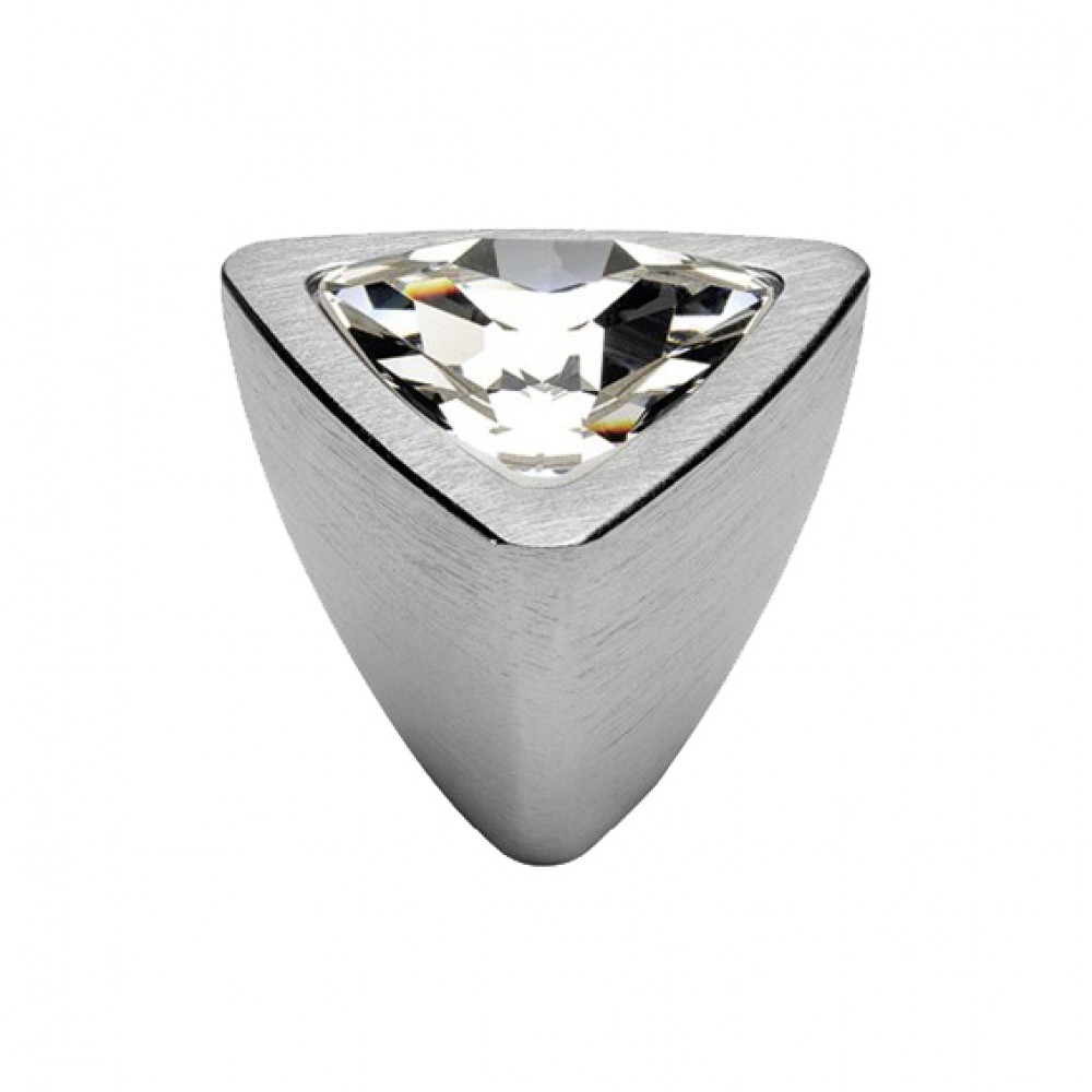 Mobile Linea Cali Bouton Cristal COMET PB CS avec Swarowski Satin Chrome