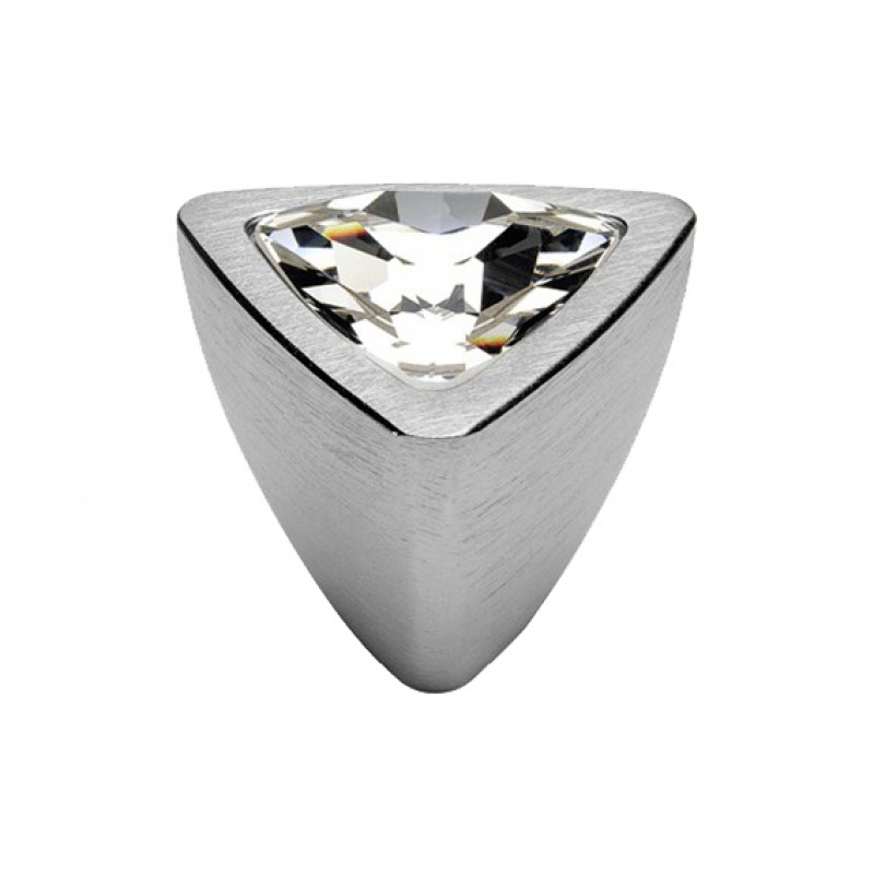 Mobile Linea Cali Bouton Cristal COMET PB CS avec Swarowski Satin Chrome