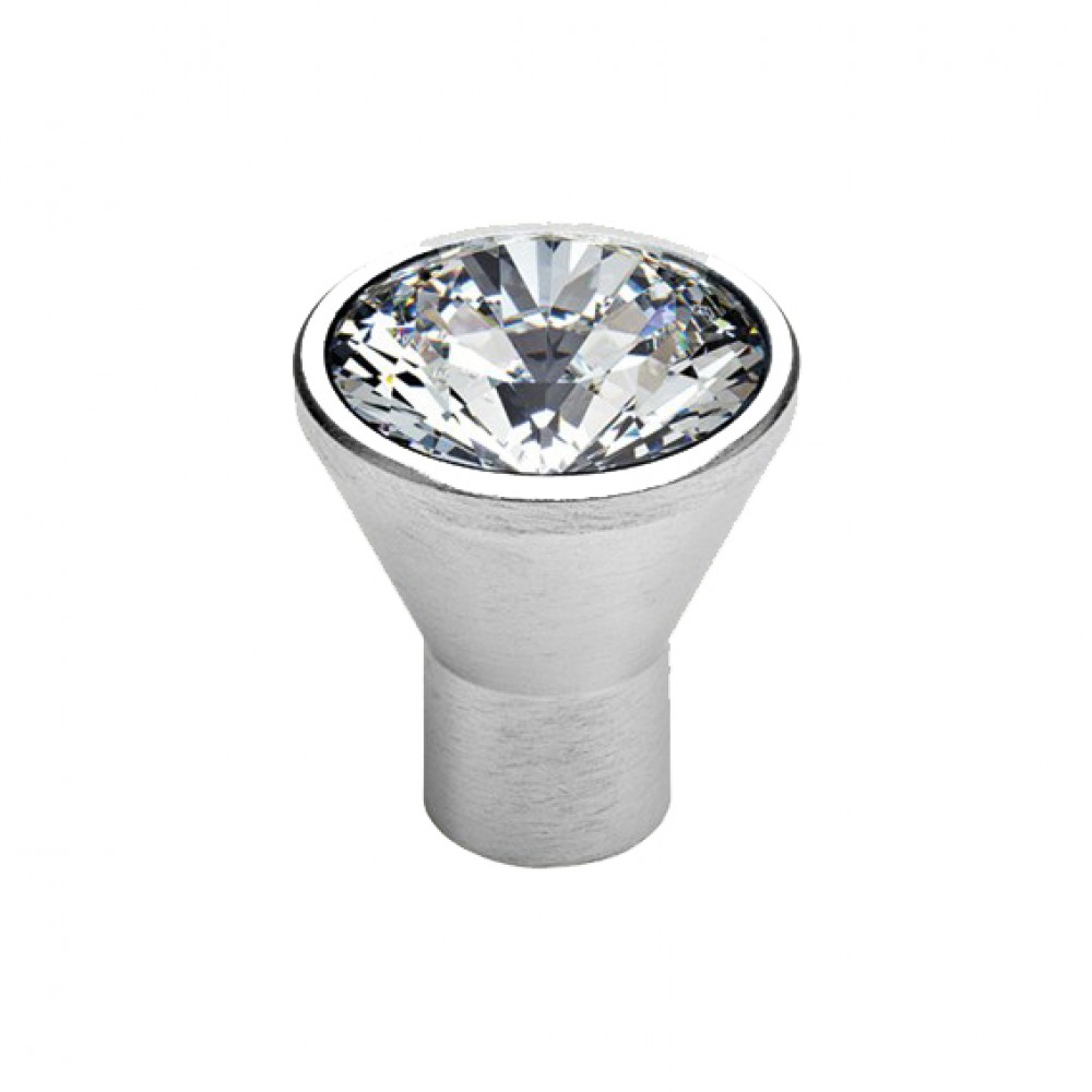 Mobile Linea Cali Bouton cristal de diamant avec Swarowski® CR chrome poli