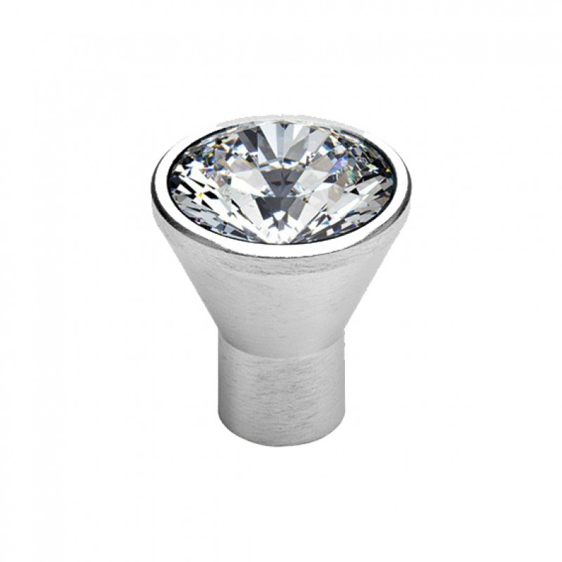 Mobile Linea Cali Bouton cristal de diamant avec Swarowski® CR chrome poli