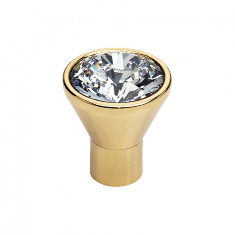 Mobile Linea Cali Bouton cristal de diamant OZ Swarowski® or pur