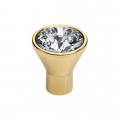 Mobile Linea Cali Bouton cristal de diamant OZ Swarowski® or pur