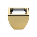 Mobile Linea Cali Bouton Cristal Elios Cristal PB Swarowski® d'or pur