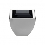 bouton mobile Linea Cali Cristal Elios Swarowski® cristal Jet Black Chrome Poli