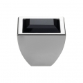 bouton mobile Linea Cali Cristal Elios Swarowski® cristal Jet Black Chrome Poli