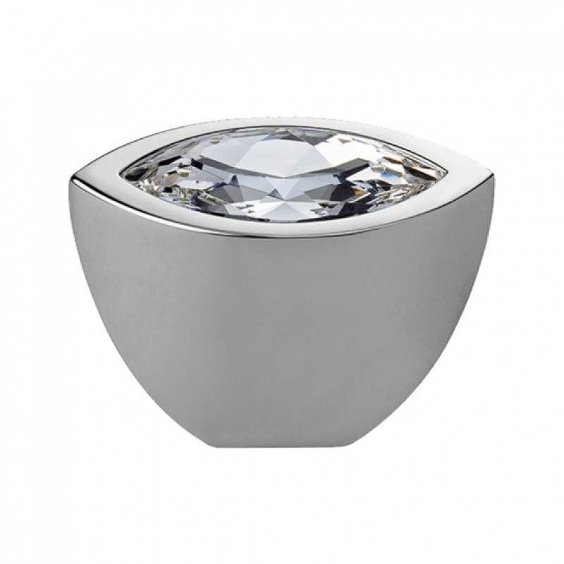 Pommeau Mobile Line Elipse Cali Cristal PB avec Swarowski® Chrome poli