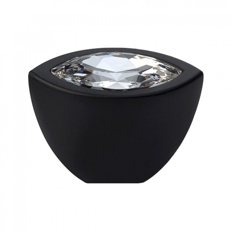 Pommeau Mobile Line Elipse Cali Cristal PB avec Swarowski® Matt Black