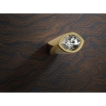 Pommeau Mobile Line Elipse Cali Cristal PB Swarowski® d'or pur