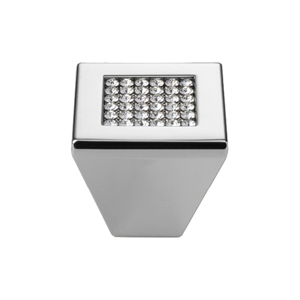 Pommeau Mobile Line Cali Mesh Cristal PB avec Chrome poli de cristaux