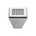 Pommeau Mobile Line Cali Mesh Cristal PB avec Chrome poli de cristaux