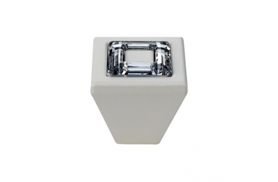 Bouton Linea Cali mobile Bague cristal PB avec cristaux Swarowski® Matt White