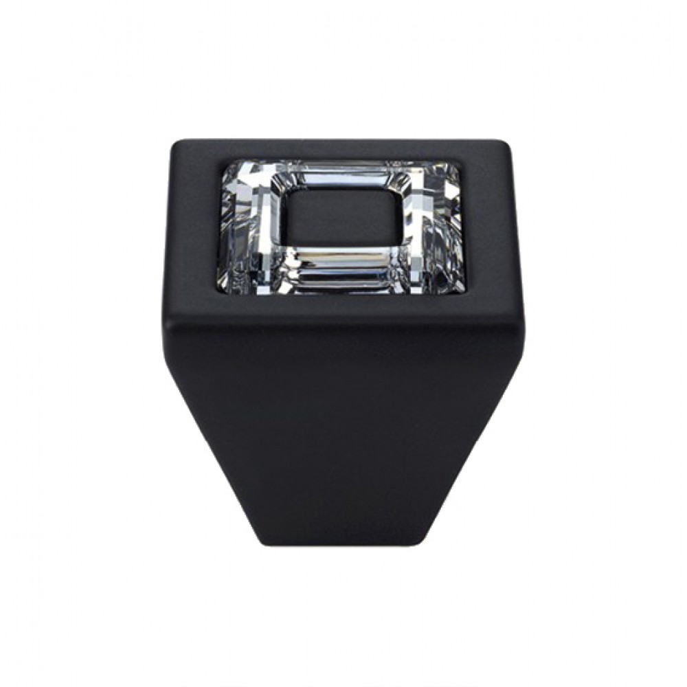 Bouton Linea Cali mobile Bague cristal PB avec cristaux Swarowski® Matt Black