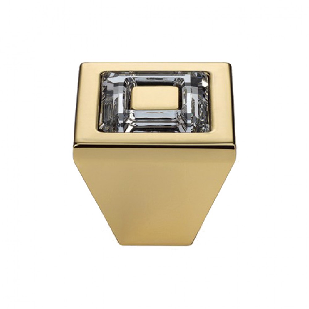 Bouton Linea Cali mobile Bague cristal PB avec cristaux Swarowski® Oro Zecchino