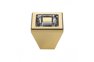Bouton Linea Cali mobile Bague cristal PB avec cristaux Swarowski® Oro Zecchino
