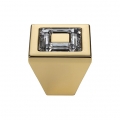 Bouton Linea Cali mobile Bague cristal PB avec cristaux Swarowski® Oro Zecchino