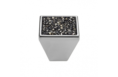 Mobile Linea Cali Rocks bouton PB avec cristaux bleu Swarowski® Satin Chrome
