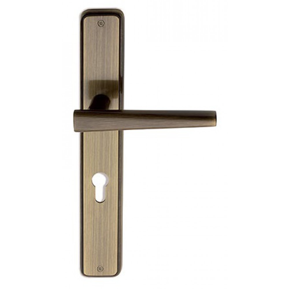 Portofino Fashion Line PFS Pasini poignée pour porte en laiton sur la plaque