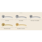 Profilo Linea Calì Poignée de Porte avec Rosace Design Intemporel